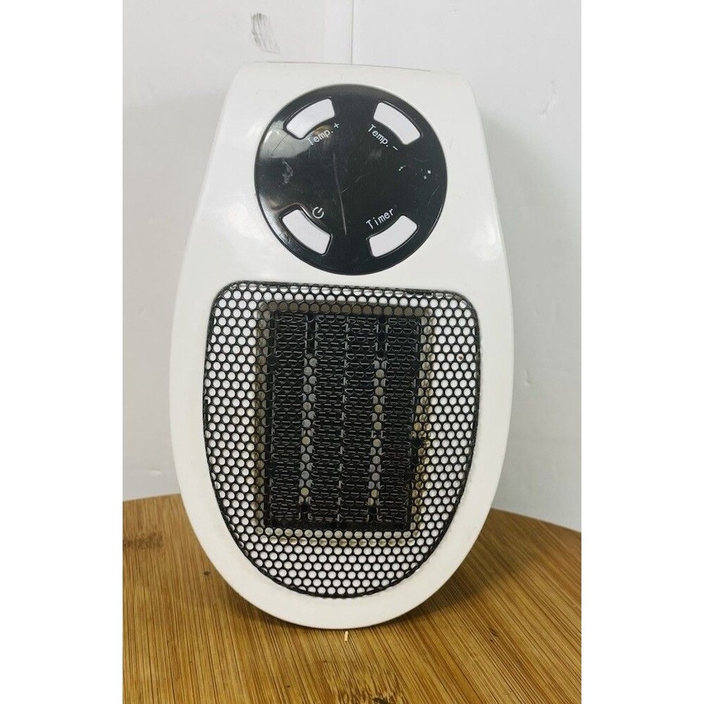 Portable Plug in Heater, 500W Small Electric Heater with Overheat Protection